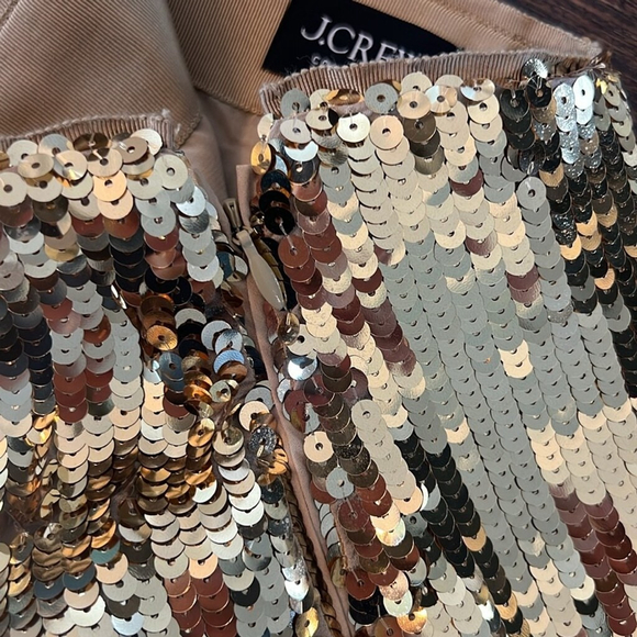 J. Crew Collection Sequin Slip Skirt size 2 - Picture 4 of 7